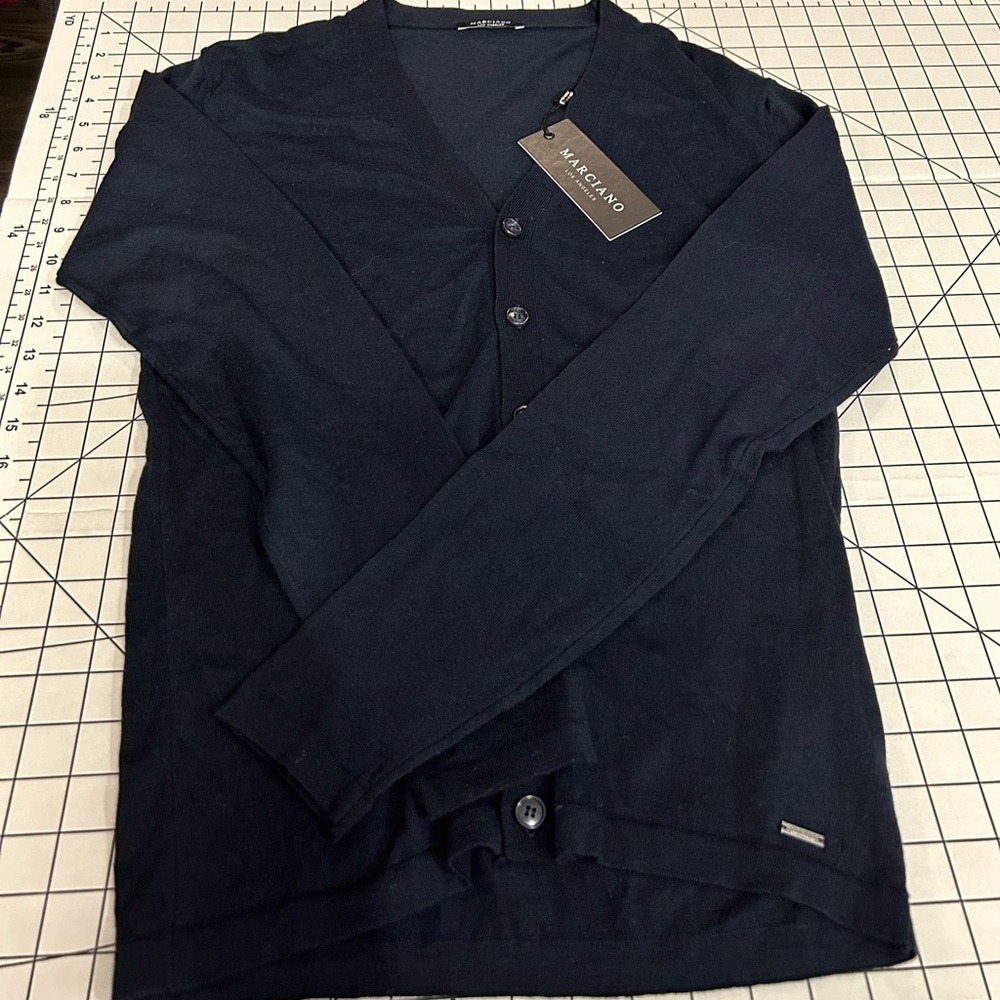 Marciano navy sweater, size small‎